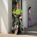 Women's Clothing Retro Summer Fashion Print Long Skirt Niche_ecoleips.com