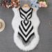 Women's Clothing Striped Tassel Knitted Tight Temperament Dress_ecoleips.com