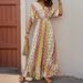 Women's Clothing Summer New Hot Sale Bohemian Style Printed Retro Style Waist High Waist Jumpsuit Trousers For Women_ecoleips.com