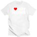 European And American Cross-border Foreign Trade Wholesale Clothing "I Love Mom" Letter Print Round Neck Plus Size_ecoleips.com