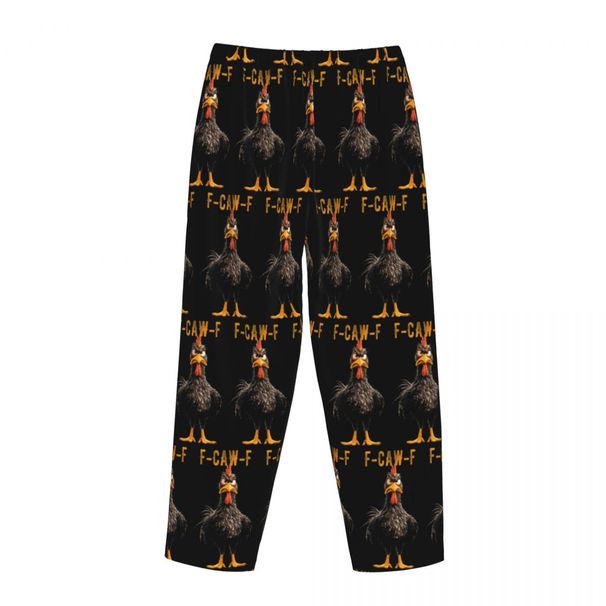 Funny F-Caw-F Chicken FCAWF Lady's Loungewear Pants With Pockets Pajama Pants Home Sleepwear_ecoleips.com
