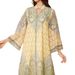 Women's Long Robe Dress Embroidered Fabric Printed with Rhinestones Cross Border Style Muslim Fashion 241101_ecoleips.com
