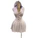 Women's Clothing Summer Striped Lapel Sleeveless Suit Vest And Pleated Skirt Set American Style Fashion Pant Ensemble_ecoleips.com