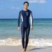 Aria Basics One-piece Men Long Sleeve Sunscreen Swimsuit Men's Youth Foreign Trade Diving Adult Jellyfish Surfing Suit_ecoleips.com