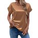 Summer Fashion Supply: Ol-Style Color T-Shirts With Round Neck And Straight-Cut Design, Available In One-Stop Source._ecoleips.com