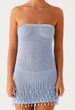 Sexy Off-Shoulder Knitted Tube Dress With Pearl Backless Fringe Mini Party Cocktail Dress For Women" SizeS-L_ecoleips.com