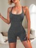 Women's Clothing One Piece Yoga Suit With Chest Pad Removable Back Breathable Casual Sports Body Shaping Jumpsuit_ecoleips.com