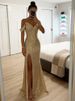 K New Suspender Sequin Slit Dress Casual Loose Party Dress_ecoleips.com