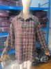 Verve Summer New Plaid Style Versatile Casual Turn-down Collar Long Sleeve Cardigan Shirt Polyester Cotton Blouse For Women_ecoleips.com