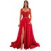 Fashion European-USA Style Evening Dress Elegant Sequin Splicing Mesh Evening Gown – V-Neck & Open Back Red Carpet Glam (S-3XL)_ecoleips.com