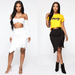 Women's Clothing Summer Internet Celebrity Hole Hip Skirt_ecoleips.com
