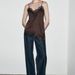Chic Asymmetrical Lace Lace Patchwork Top Sexy Lace Sleeveless Camisole Tops Backless V Neck Backless Tops Summer Wear_ecoleips.com