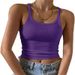 Women's Clothing Vests Summer Hot Girls Wear Thin Vests With Exposed Navel Milk Silk Tops_ecoleips.com