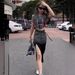 European Fashion Brand Trendy For Women Summer Short Letter Print T-Shirt High Waist Split Denim Skirt Two-Piece Set_ecoleips.com