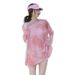Pink Two Piece Swimsuit For Slightly Chubby Girls Conservative Slimming Sun Protective Cover Up Perfect For Hot Springs And The Beach_ecoleips.com
