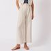 Suitable For All Seasons Pure Linen Drawstring Ankle Spring Summer New Slimming Versatile Wide-leg Elegant Commuter High-waisted Suit Pants_ecoleips.com