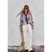 ELFSACK 2025 Y2K Long Sleeve Top Women Romantic Loose Round Neck Long Sleeve T-Shirt Fake Two-Piece Ruffle Sleeve Cute Print Top_ecoleips.com