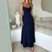 Women's Clothing New Style Elegant Lace A Line Solid Color Mid Length Dress_ecoleips.com