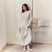 Women's Clothing Spring New Women's Round Neck Loose Casual Top Retro Temperament Pleated Skirt Suit_ecoleips.com