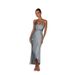 2026 Spring/Summer Foreign Trade European And American Women's Clothing New Fashion Solid Color Strap French_ecoleips.com