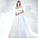 Women's Clothing New One Shoulder Trailing Temperament Simple Main Wedding Dress_ecoleips.com