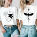 Two Sided Toothless Dragon Botanical Tshirt Dragon Movie T-Shirt Dragon Graphic Shirt Men Women Short Sleeves Tees Tops_ecoleips.com