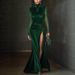 Women's Clothing Elegant French Style Dress Solid Color Textured Long Sleeved Independent Website New Spring Autumn Style_ecoleips.com
