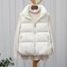 Women’s Lightweight Quilted Vest – Oversized Puffer Sleeveless Jacket For Fall & Winter Loose Waistcoat Vest Vest Jacket_ecoleips.com