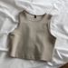 Women's High-Waisted Slimming Short Crop Top Spring Summer Elastic Short Sleeve T-Shirt Sleeveless Inner Wear Top_ecoleips.com