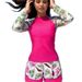 Aria Basics New Racing Diving Suit Two-piece Swimsuit For Women, Long-sleeved, Sun-protective, Tight-fitting, Quick-drying,_ecoleips.com