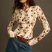 Women's Retro Floral Print Knitted T-Shirt Spring 2026 Slim Fit Long Sleeve Skin Friendly European American Style_ecoleips.com