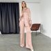 Women's Clothing suits for women long-sleeved lapel shirts leopard print trousers women's fashion casual two-piece suits_ecoleips.com