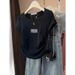 Women's Slim-Fit Cotton T-Shirt - Short Sleeve Crew Neck Top With Waist-Defining Design For Casual & Chic Style_ecoleips.com