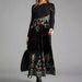 2023 European And American Foreign Trade New Hot-selling Women's Printed Long-sleeve Elegant Fashion Slim-fit_ecoleips.com