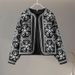 Women's Clothing Autumn Women's Fashion Casual Suit Personality Street Print Round Neck Jacket Short Skirt Suit_ecoleips.com