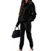 Women's Clothing Women's Velvet Long Sleeve Casual Suit Autumn/Winter Style Fashion For Formal & Casual For Women_ecoleips.com