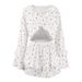 European And American Summer New Ruffled Long Sleeve Shorts Comfortable Pajamas Two-Piece Set Cross-Border_ecoleips.com