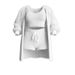 K New Knitted Plush Long-sleeved Coat Vest Shorts Four-piece Set Three-piece Set_ecoleips.com