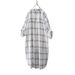 Women's Mid-Length Grid-Print Chiffon Shirt With Sun-Protective Jacket, Thin And Loose-Fitting Long-Sleeved Summer Outfi_ecoleips.com