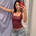 European And American Style Women's Clothing 2026 Spring New Fashion Printed Slim-fit U-neck Cropped Sleeveless Top_ecoleips.com