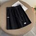 Women's Clothing Summer New High Waist Shorts Women's Trendy Wide Leg Pants Slim Pants Loose Sports Casual Pants Mid Length Pants_ecoleips.com