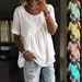 Women's Solid Color Round Neck Short Sleeve Ruffled Top T-Shirt Spring/Summer New Clothing_ecoleips.com