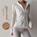 Lulu Fleece-Lined Yoga Jacket Women, High Elasticity, Slim Fit, Stand Collar, Sports Top For Spring Autumn, Running And_ecoleips.com