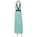 TARUXY Sexy Spliced Mesh Long Dress Women Pleated Backless Female Beach Party V Neck Dresses 2025 Summer Lady Evening Gowns New_ecoleips.com