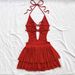 Summer New Style Sexy Backless Halter Neck Dress Slimming Waist High End Women's Clothing_ecoleips.com