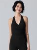 K Beautiful Back Sports Bra Cross Hanging Neck Bra Gathering Camisole Vest Fitness Yoga Suit Top For Women_ecoleips.com