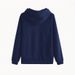 Women's Clothing Autumn And Winter Women's Plus Velvet Hooded Sweatshirt Daily Casual Loose Wear Sweatshirt Suit 0002 Printing_ecoleips.com