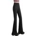 Aria Basics Cross-border Exclusive Supply Of Extra-long, High-waisted, Slimming, Casual Women's Bell-bottom Pants With Wide-leg_ecoleips.com