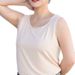 Plus-size Vest 1508 - Modal Rayon Wide-shoulder Women's Loose Plus-size Extra-large Size By Meina Shudan_ecoleips.com