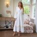 2025 New European American Foreign Trade Middle Eastern Arab Clothing, Long-Sleeved V-Neck Dress, Loose And Casual_ecoleips.com
